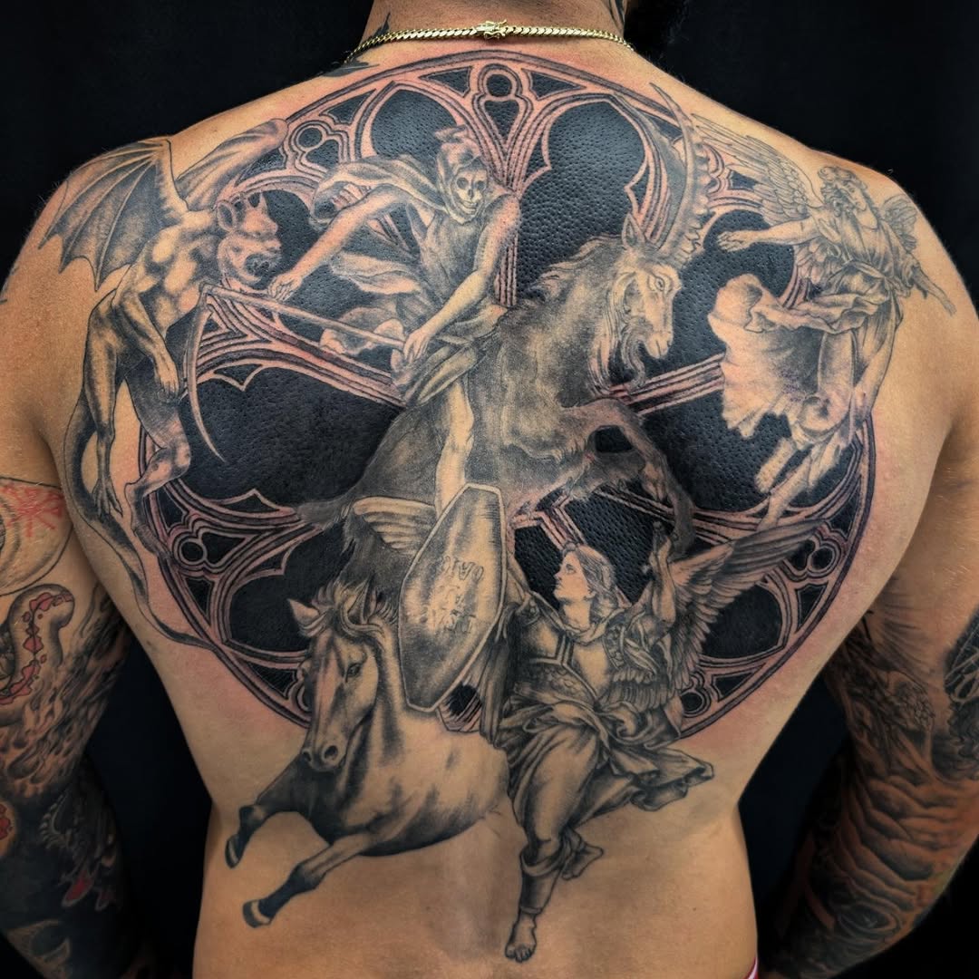 Tattoo by @yourferalfriend β black_and_grey, realism