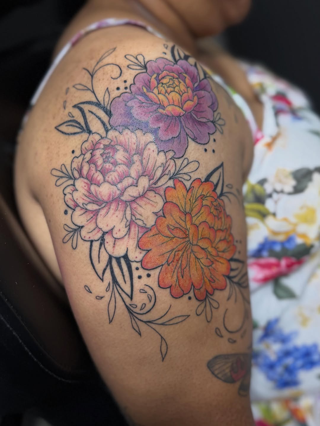Tattoo by @bubblegum_and_bones — watercolor