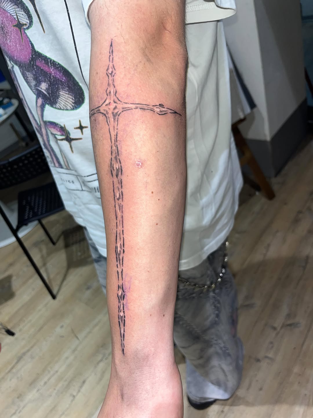Tattoo by @marcisxo.ink β fine_line, blackwork
