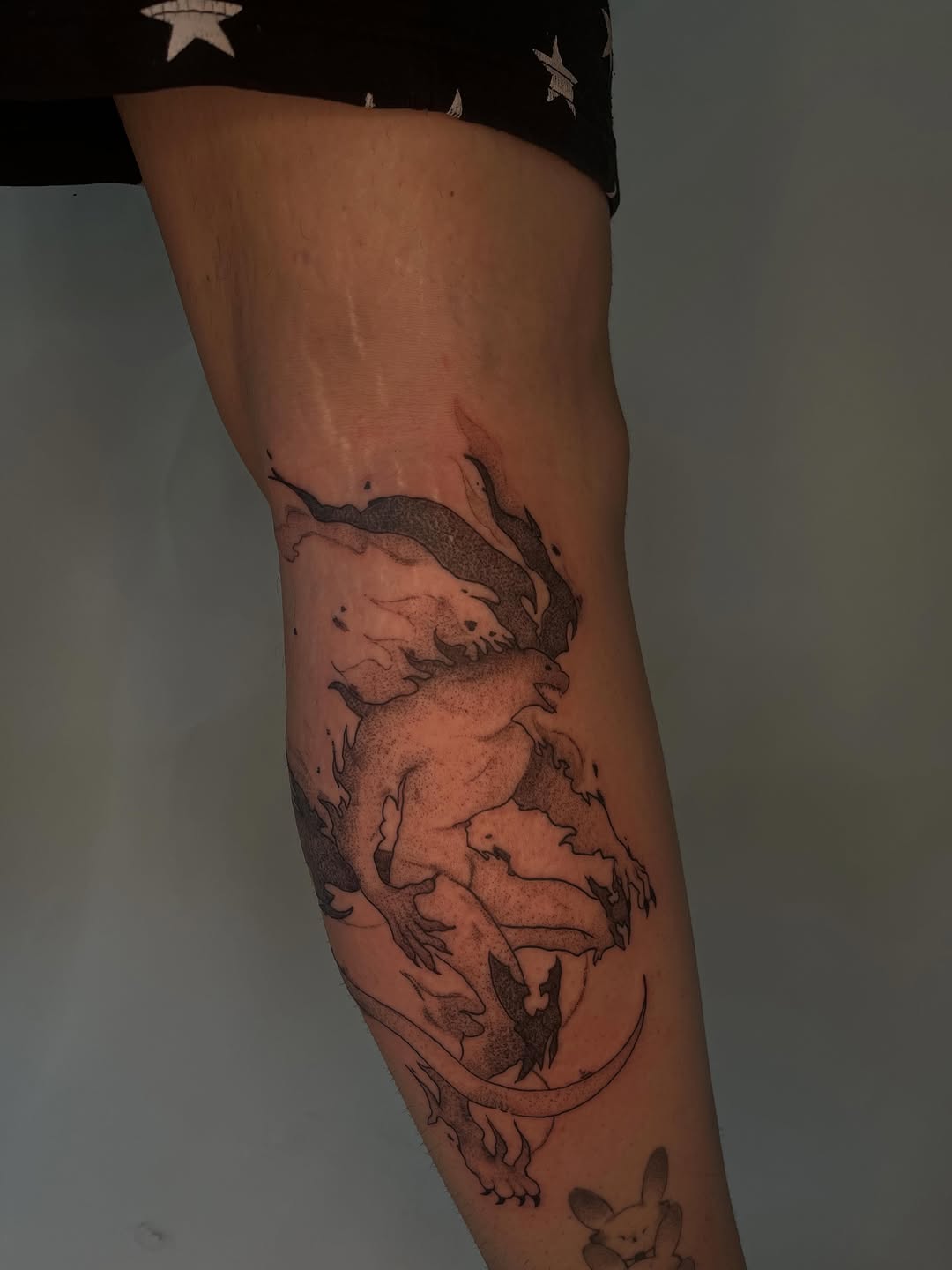Tattoo by @pitypostcard โ black_and_grey, illustrative