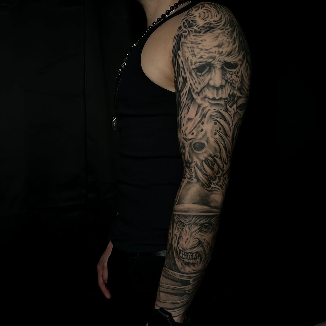 Tattoo by @hellbent.sebastian — realism, dark_realism