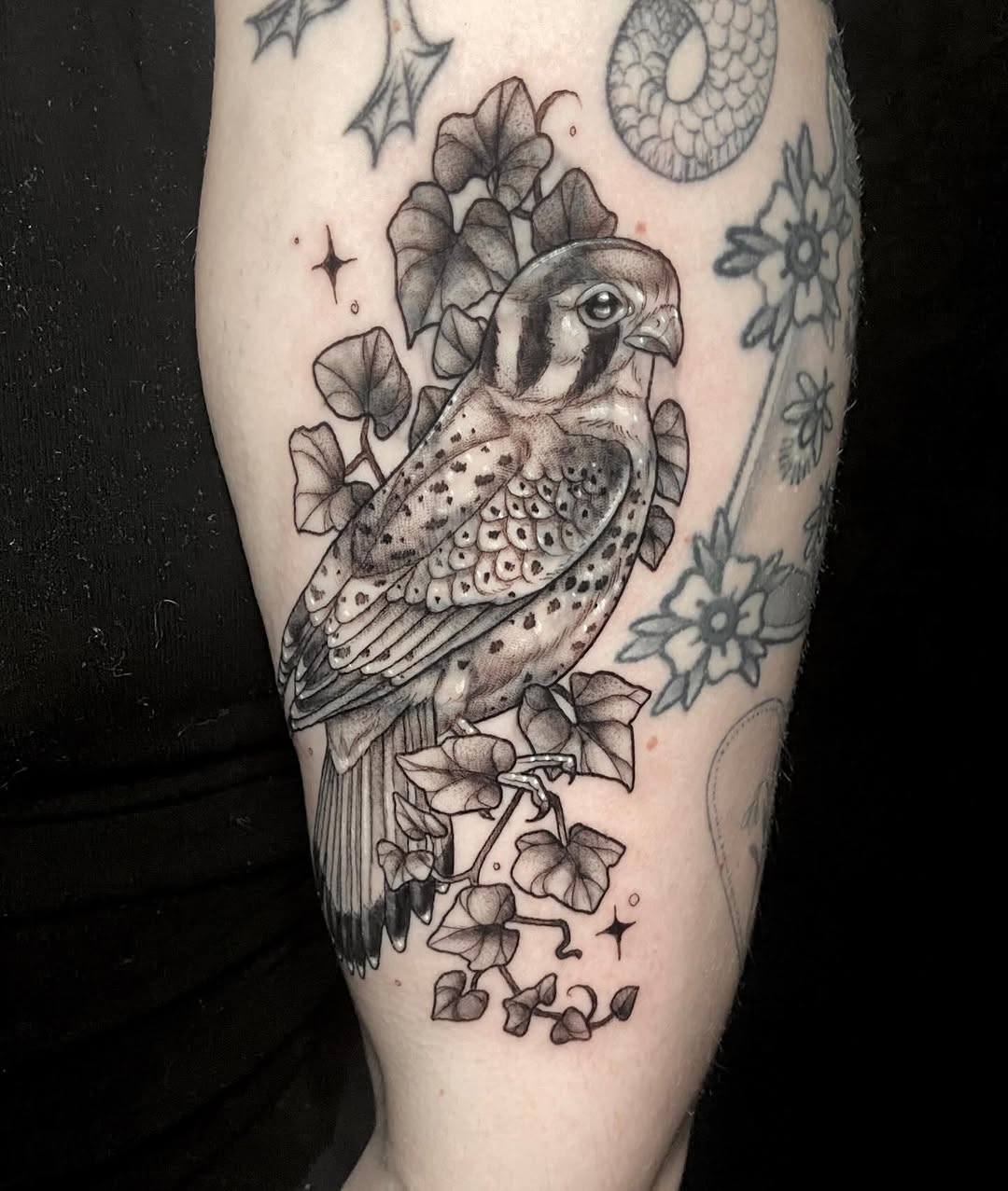 Tattoo by @dawncarrtattoos — realism, black_and_grey