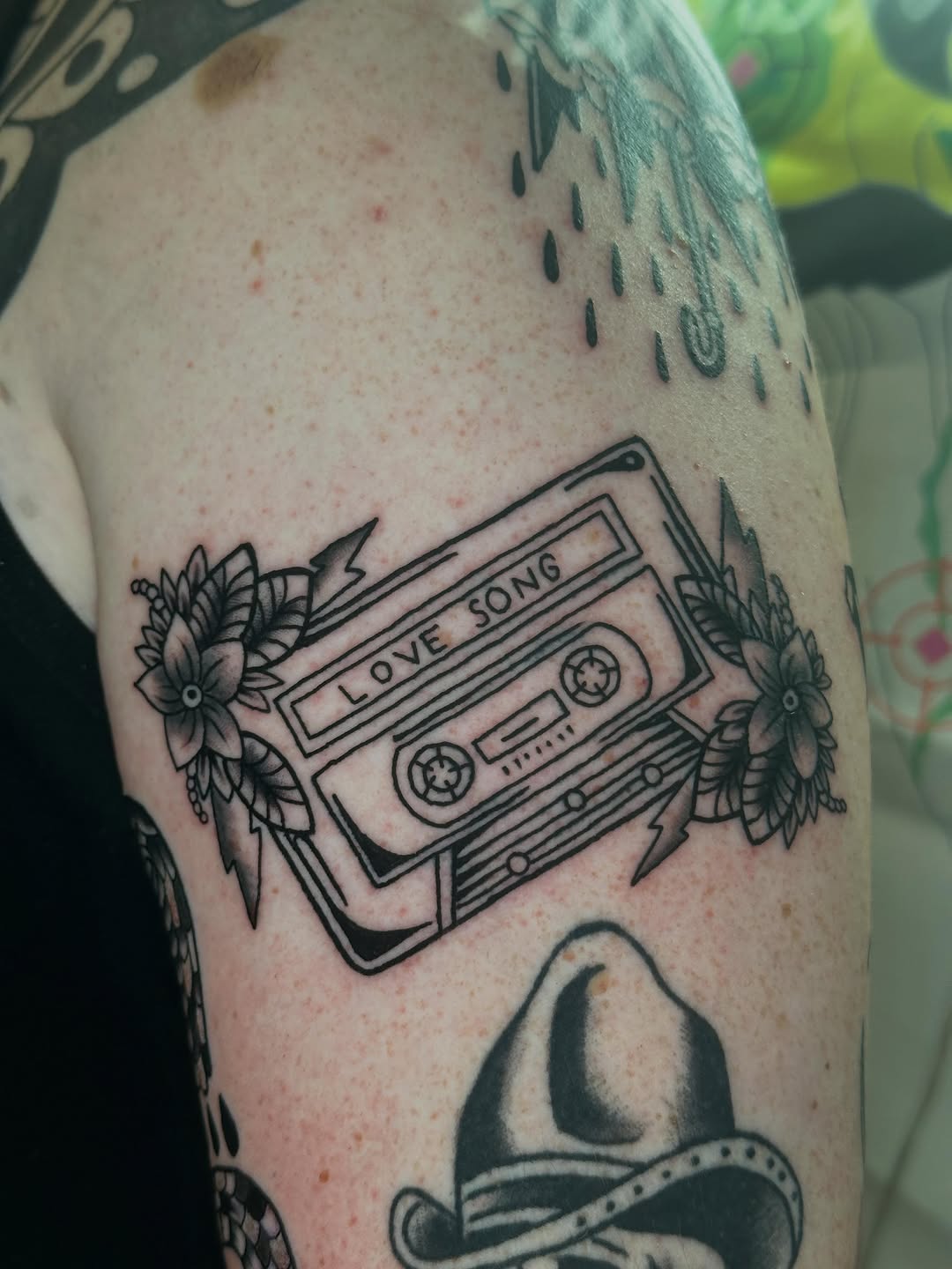 Tattoo by @hannahscustoms — american_traditional, illustrative