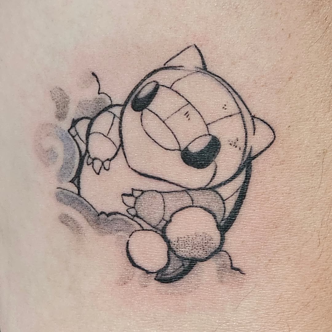 Tattoo by @ari_draws_things_ β black_and_grey