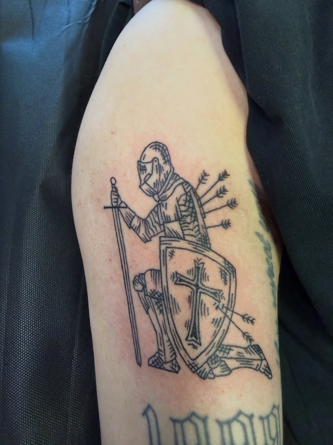 Tattoo by @tummtats — black_and_grey