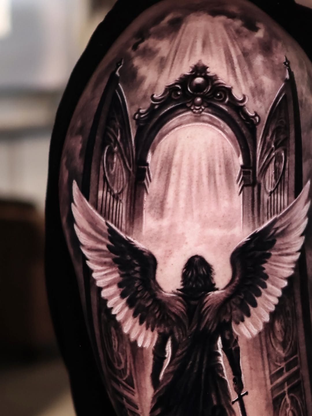 Tattoo by @steven1nk — realism, black_and_grey