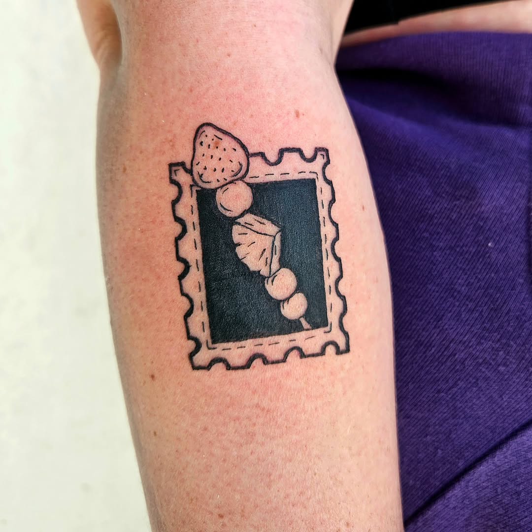 Tattoo by @ghostie_tats — illustrative, blackwork