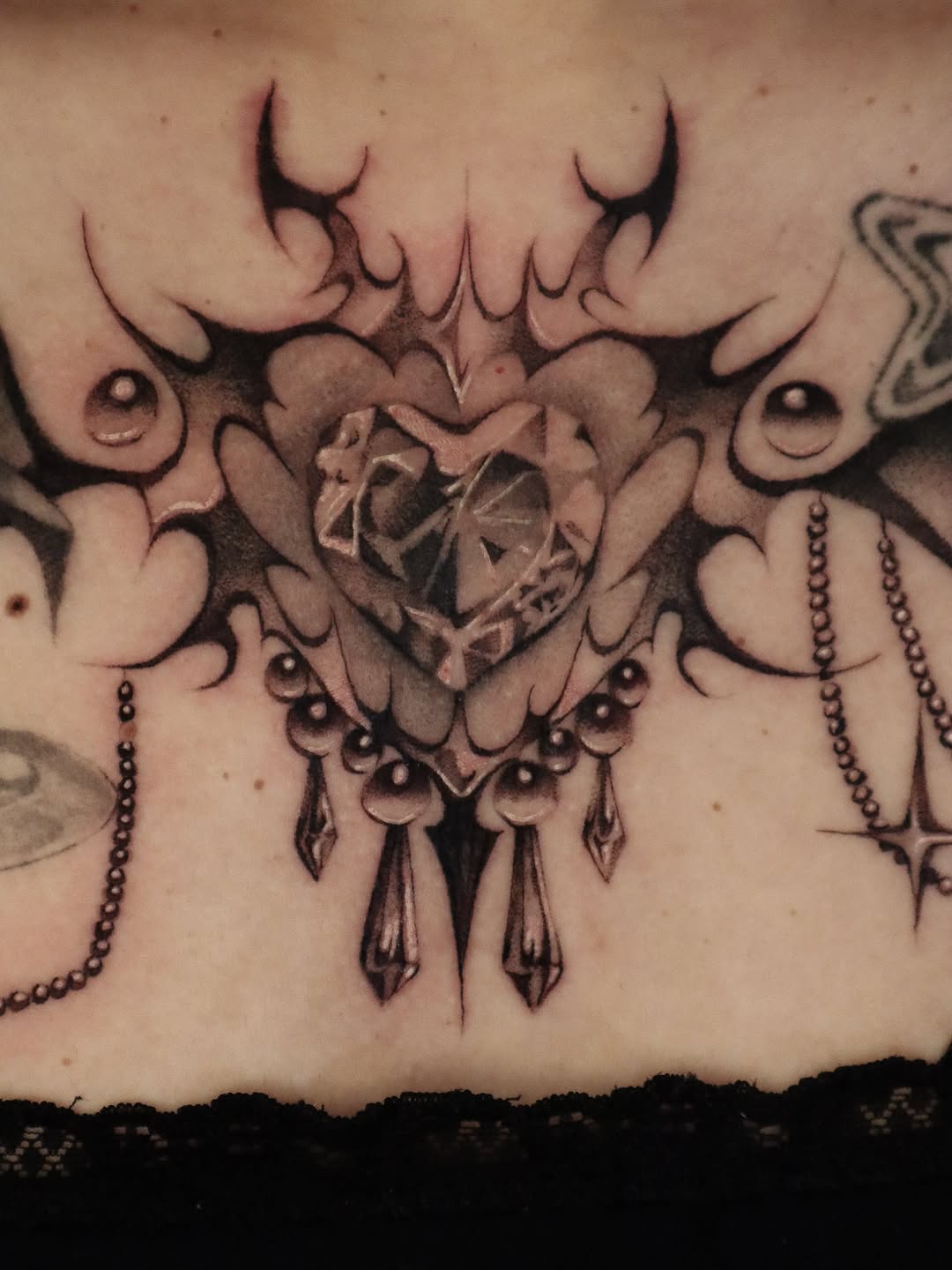 Tattoo by @_connormoon_ — black_and_grey