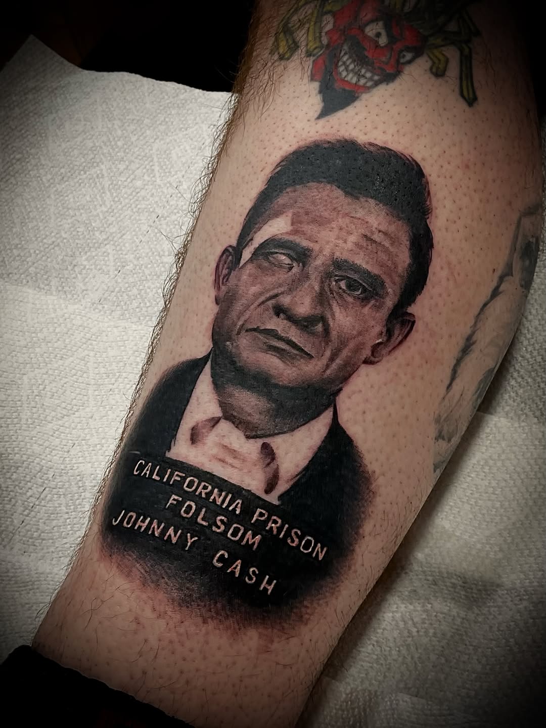 Tattoo by @eastofnoir — realism, black_and_grey