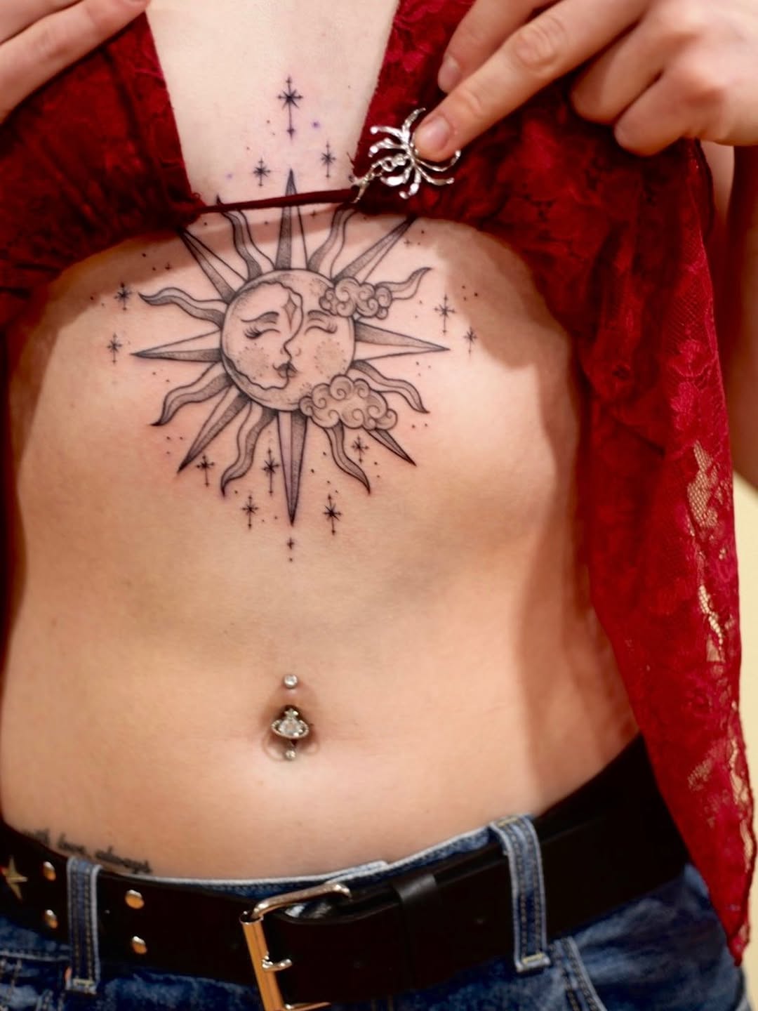 Tattoo by @mamaearthtone β fine_line, black_and_grey