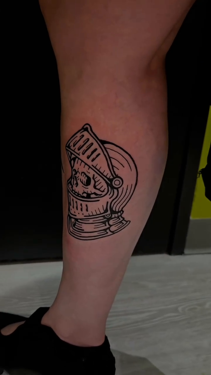 Tattoo by @ashleyblyght — illustrative, blackwork