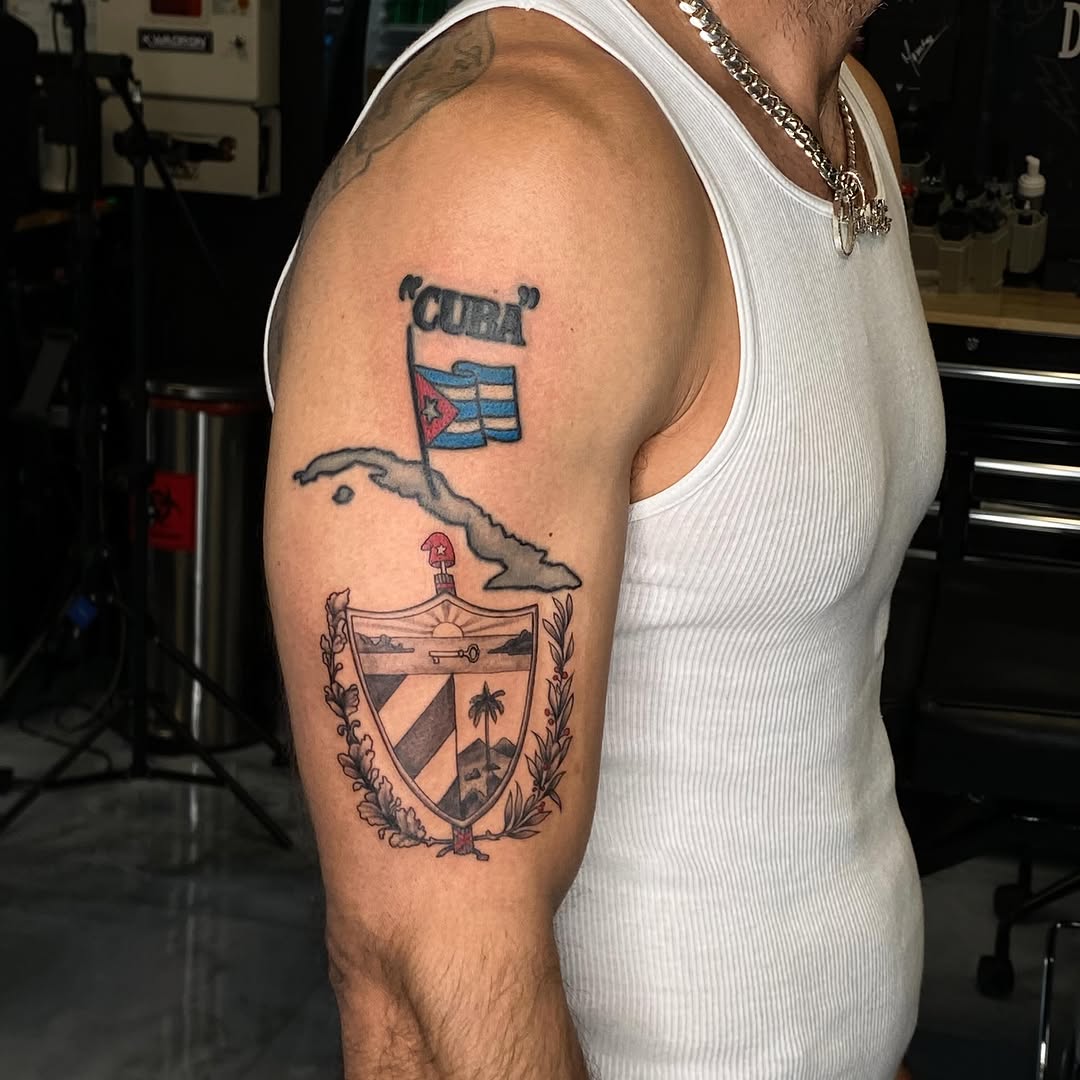 Tattoo by @lopez_art_tattoo — black_and_grey