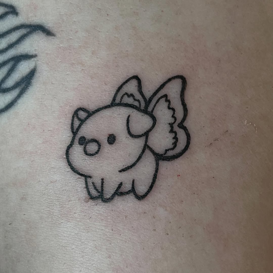 Tattoo by @batc0ffin — minimalist
