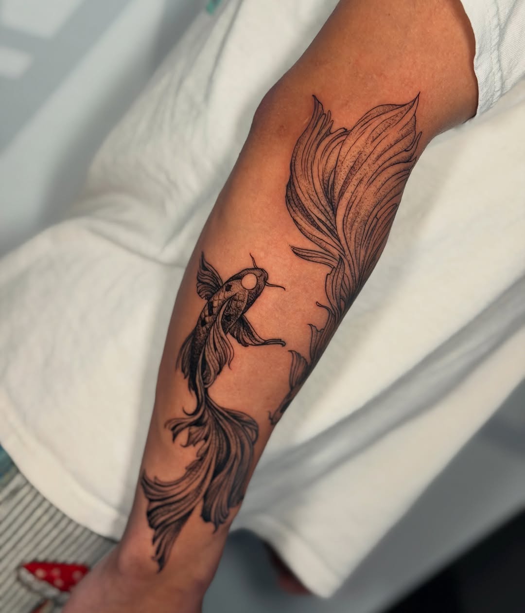 Tattoo by @nandojaa_ink — illustrative, black_and_grey