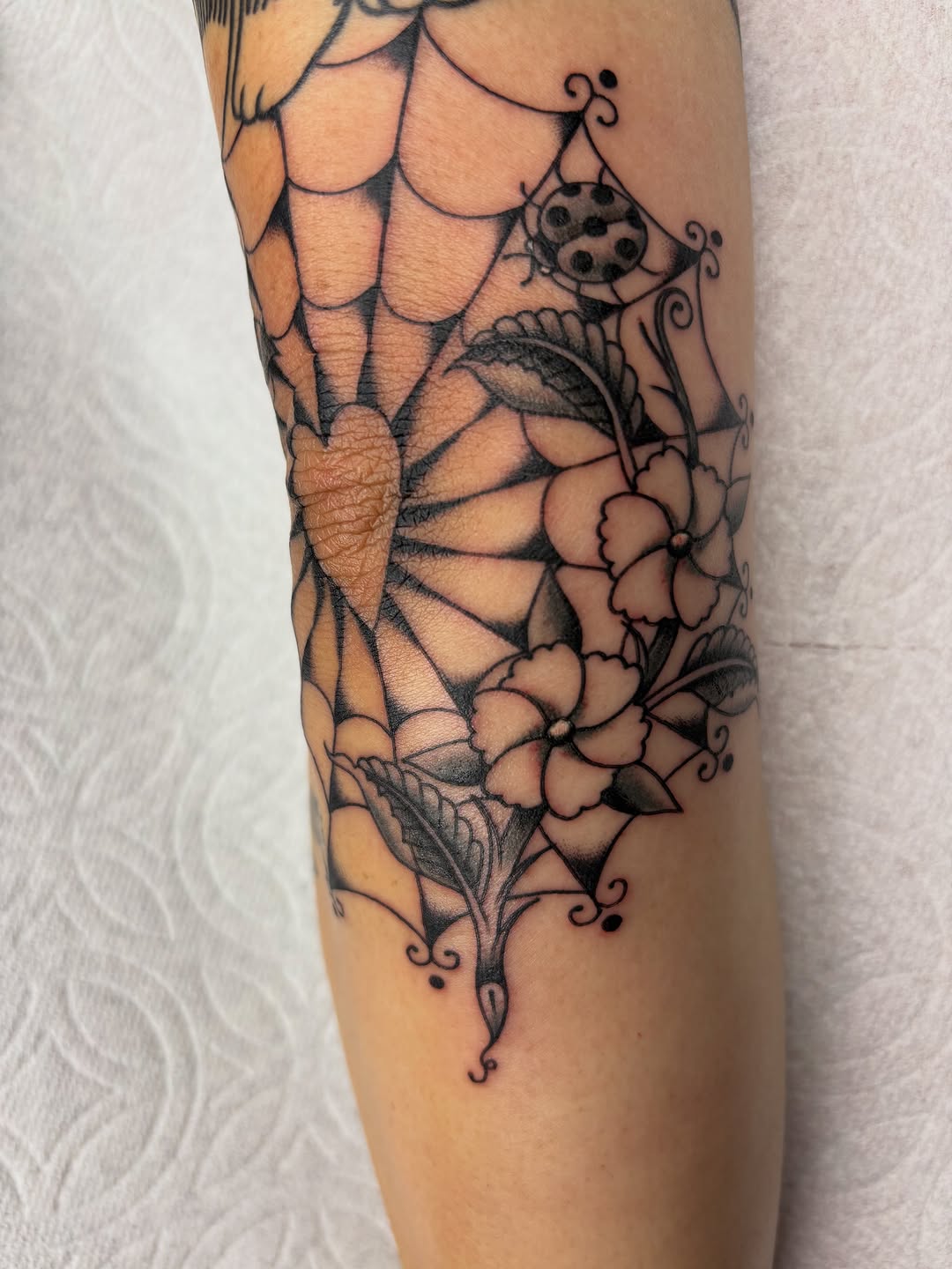 Tattoo by @noritattoos — blackwork