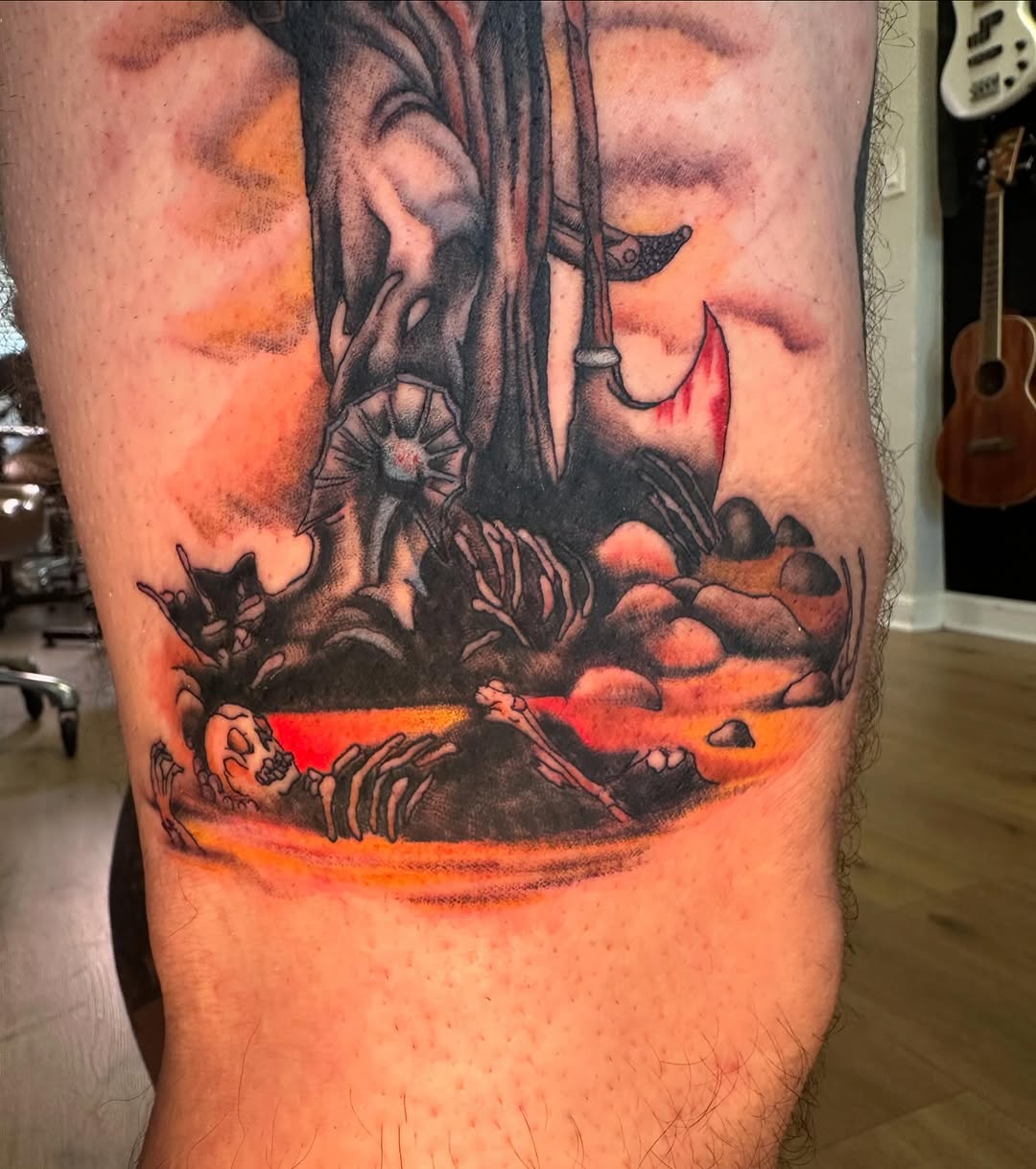 Tattoo by @art_by_woods — dark_realism, illustrative