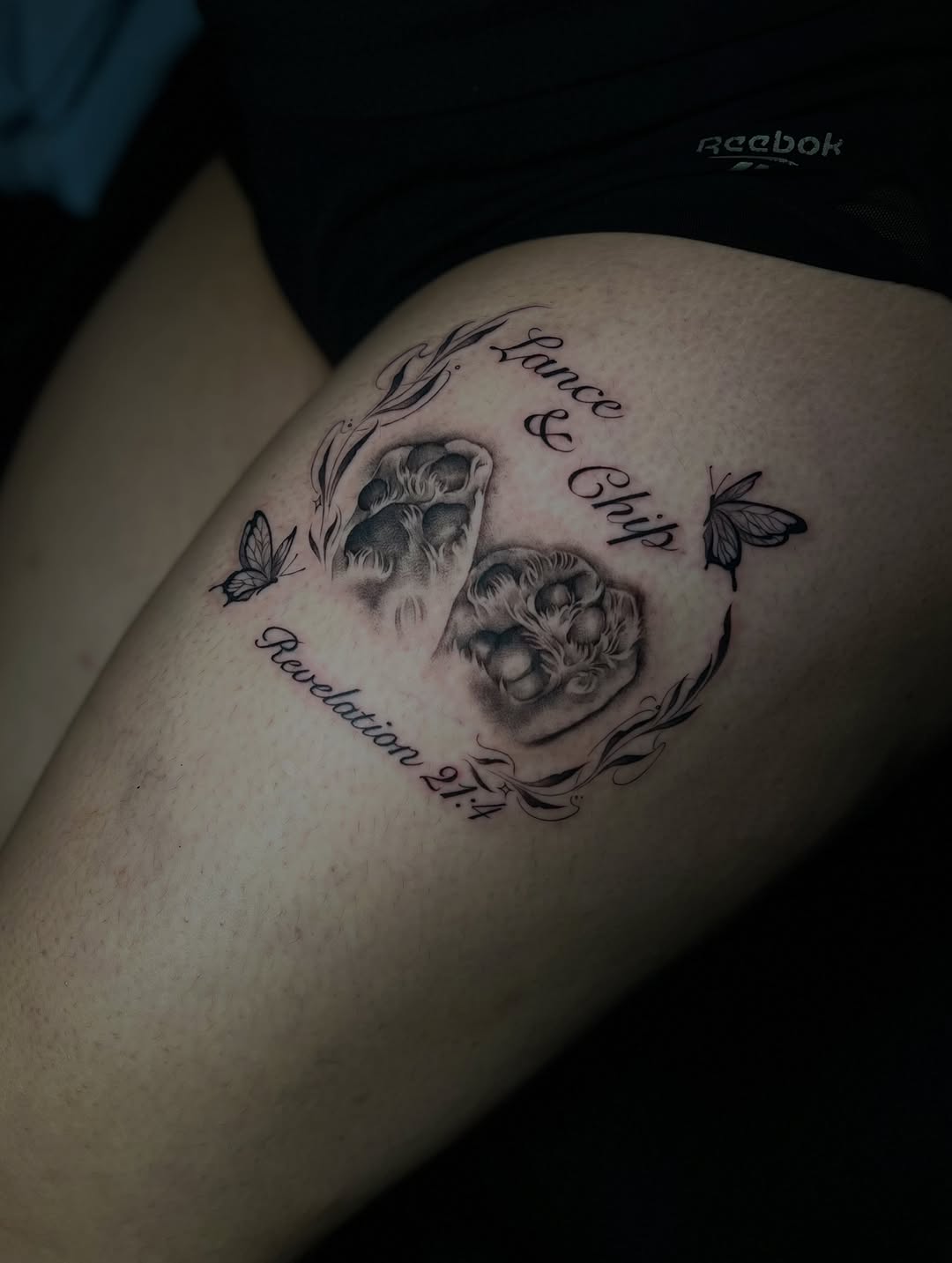 Tattoo by @blazingtatts โ black_and_grey, lettering_script