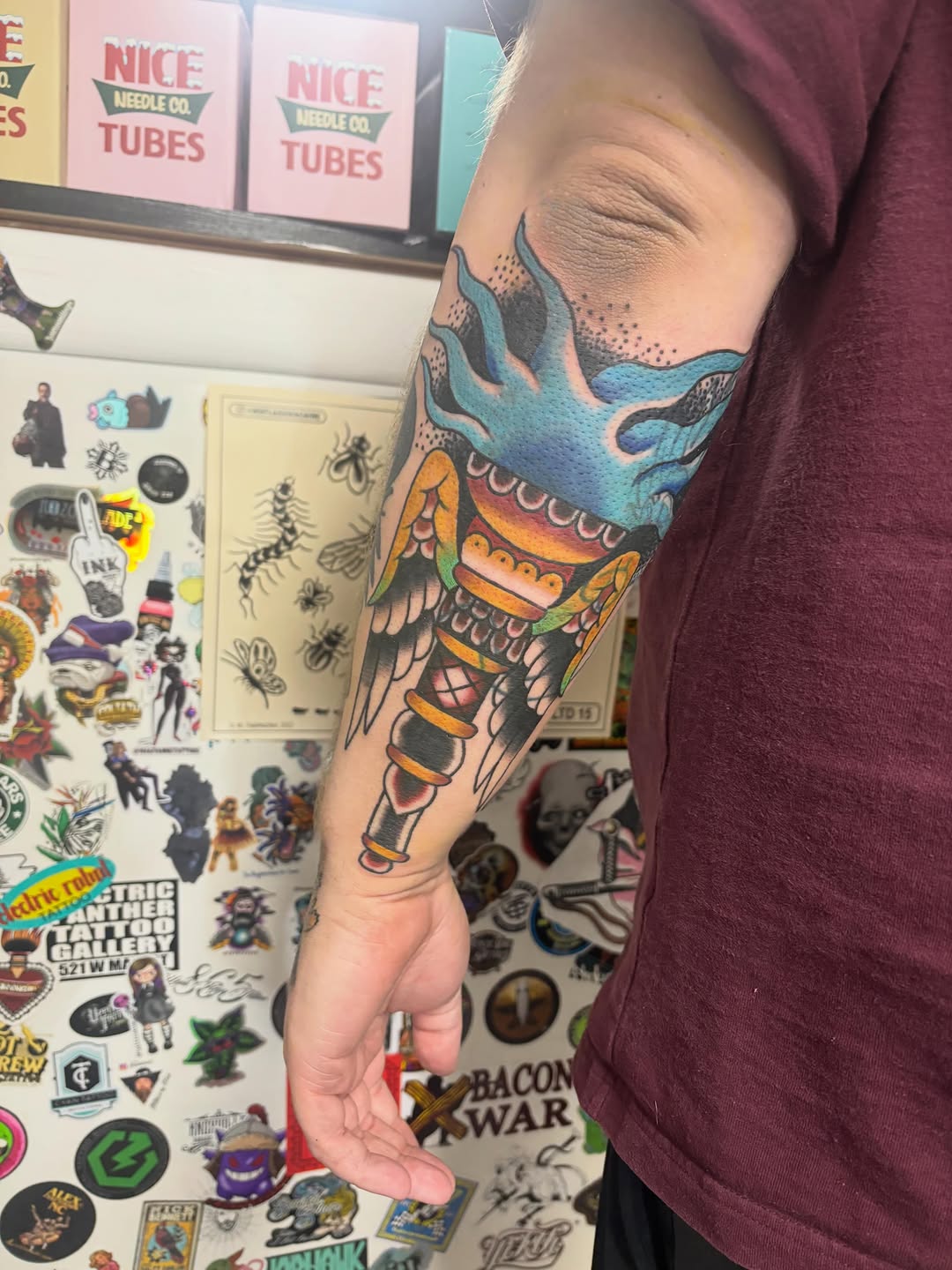 Tattoo by @tannerbrushtattooer โ american_traditional, neo_traditional
