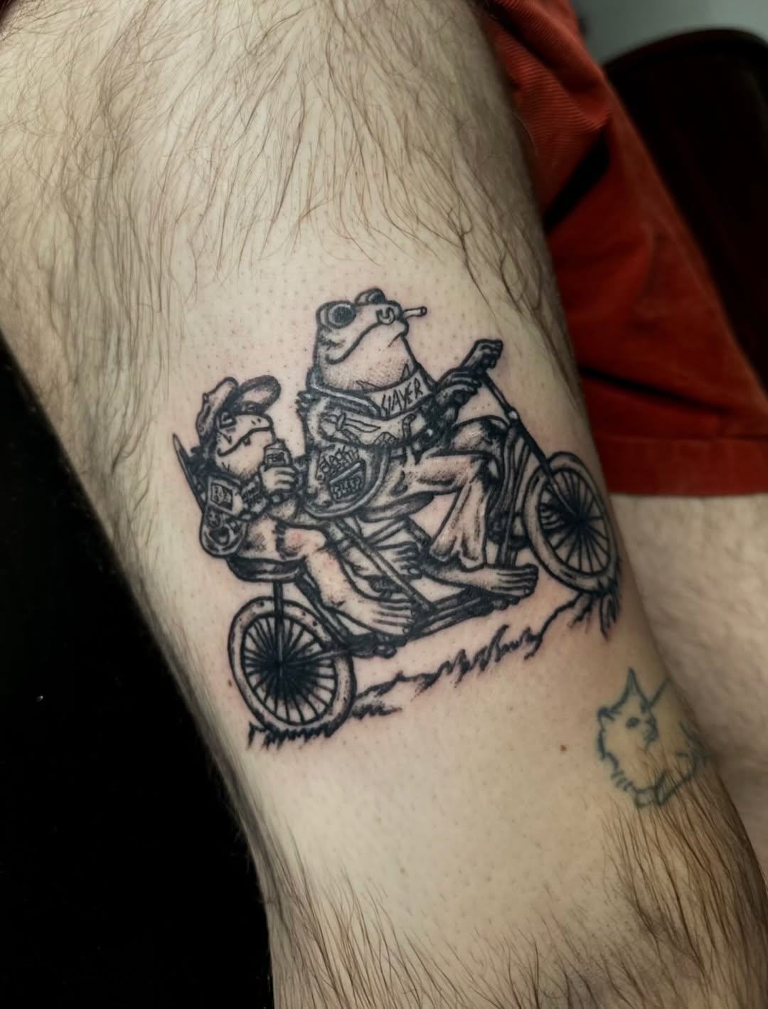 Tattoo by @wizardspire — illustrative, black_and_grey