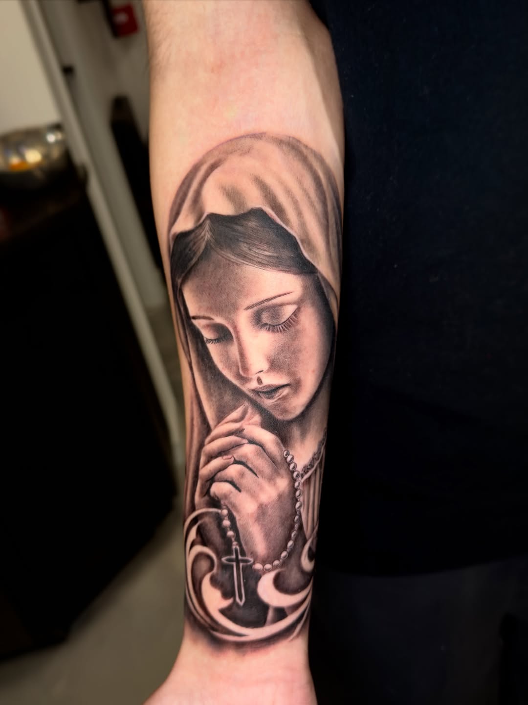 Tattoo by @bandoztattoos β realism, black_and_grey