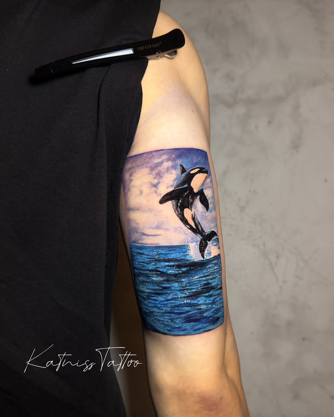 Tattoo by @circletattoo.katniss — realism, illustrative