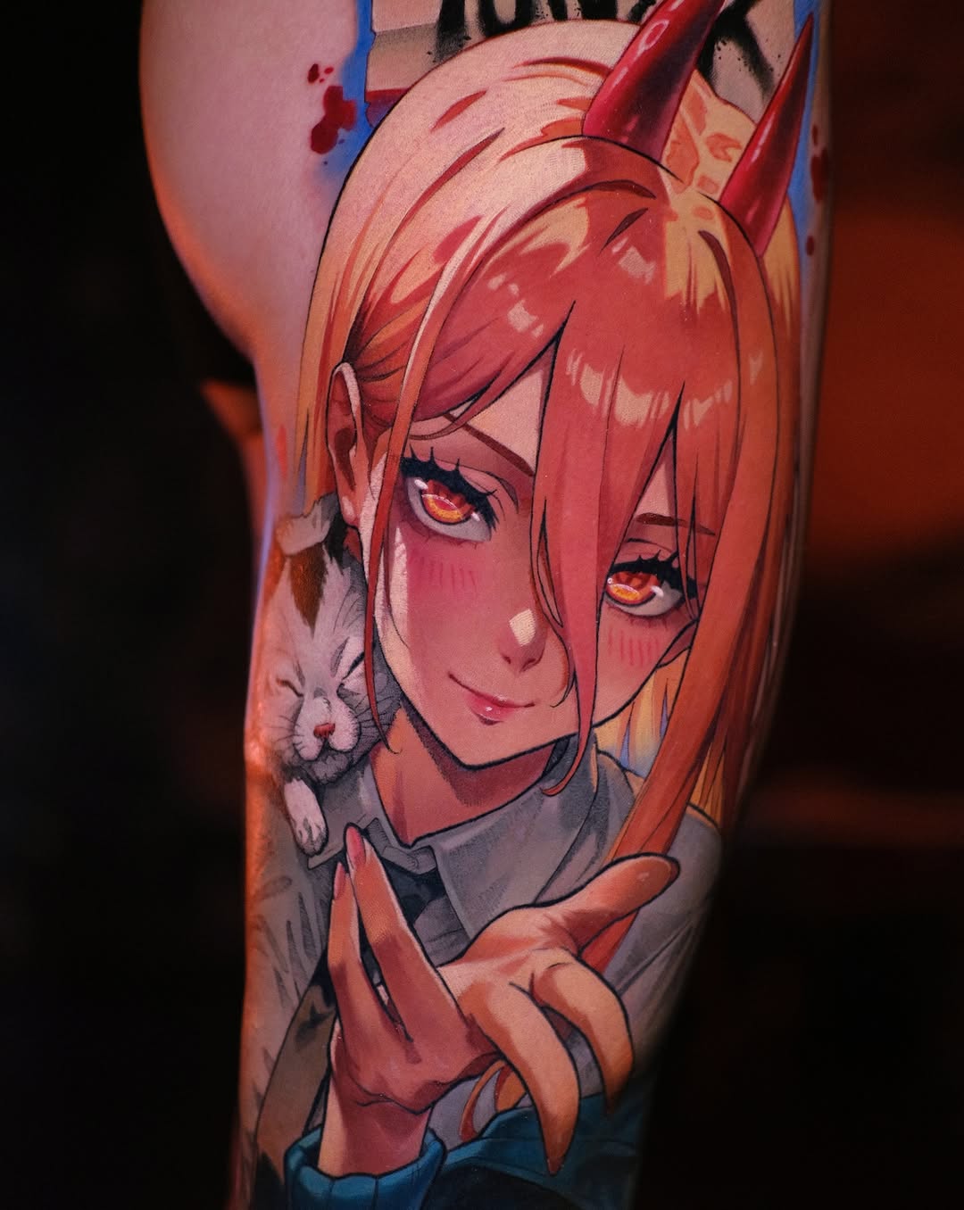 Tattoo by @green.vesper — anime, realism