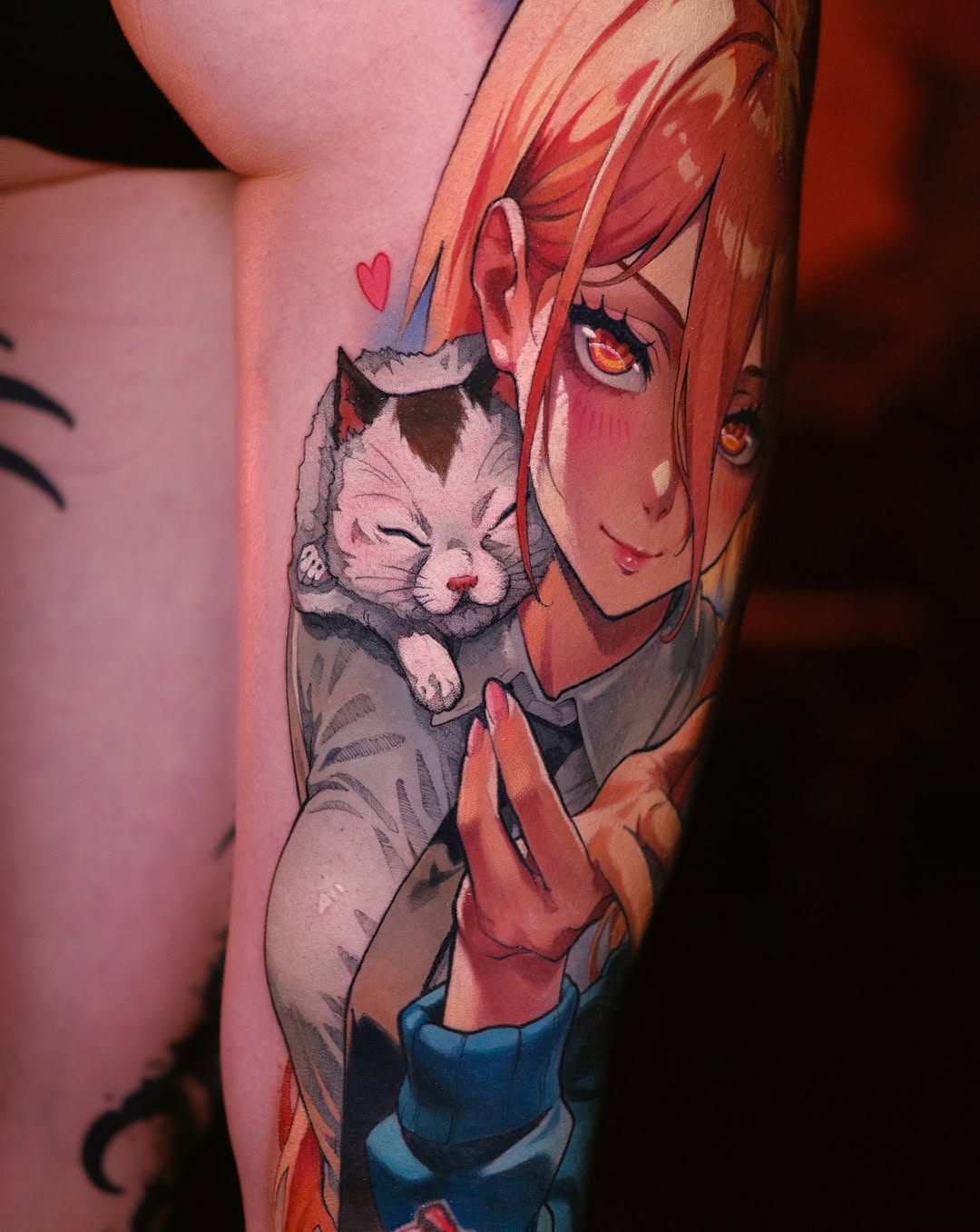 Tattoo by @green.vesper — anime, realism