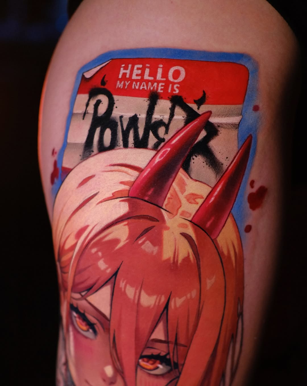 Tattoo by @green.vesper — anime, realism