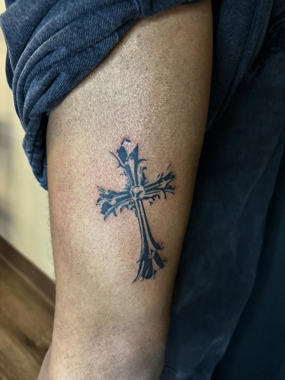 Tattoo by @swagthatheals — blackwork, illustrative