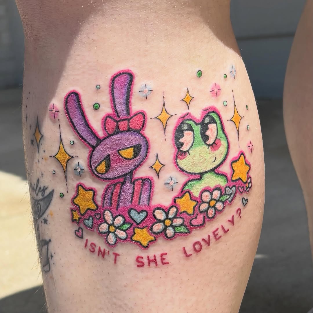 Tattoo by @maemoon.tattoo β new_school, lettering_script