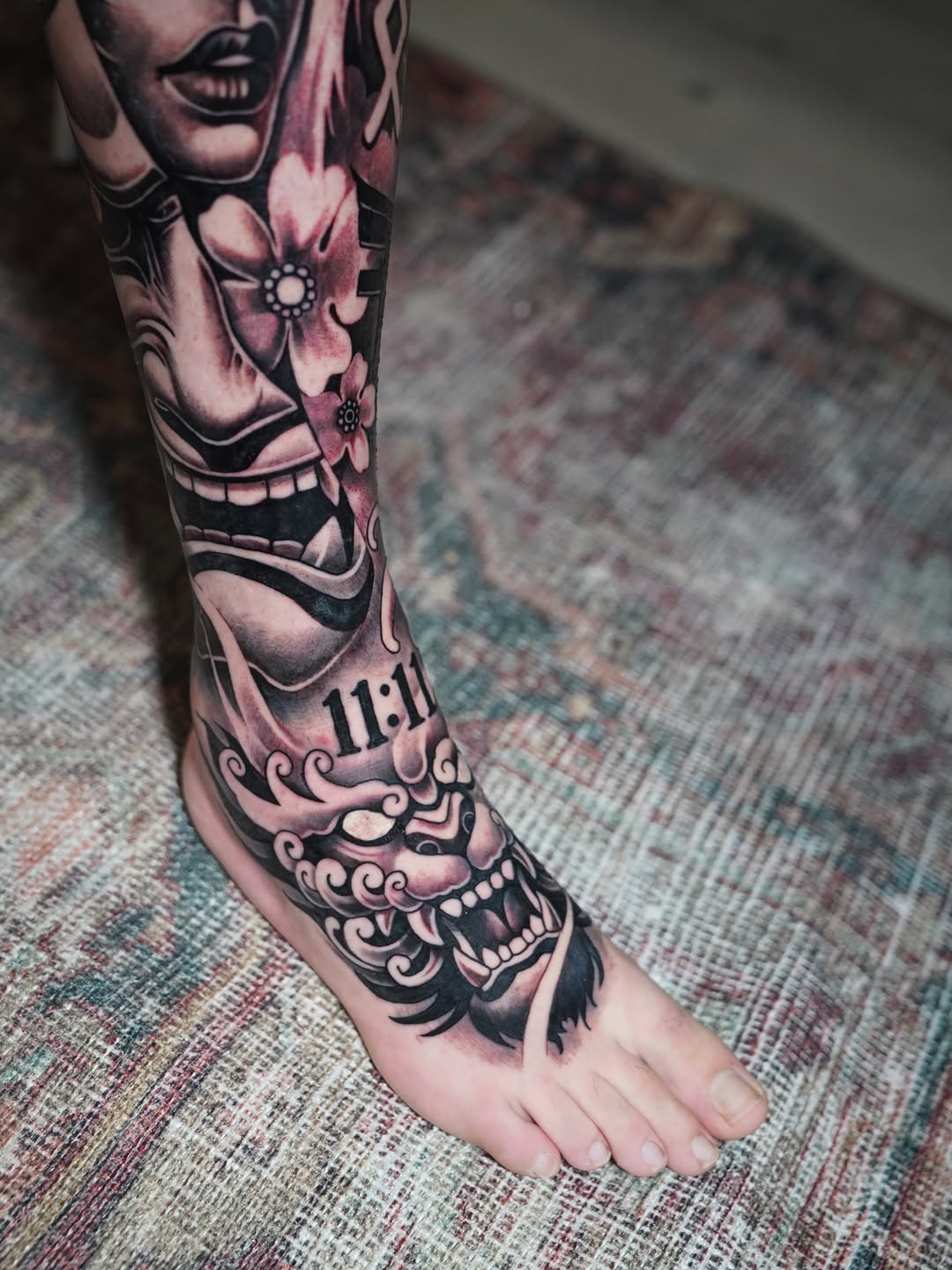 Tattoo by @artemtom — black_and_grey