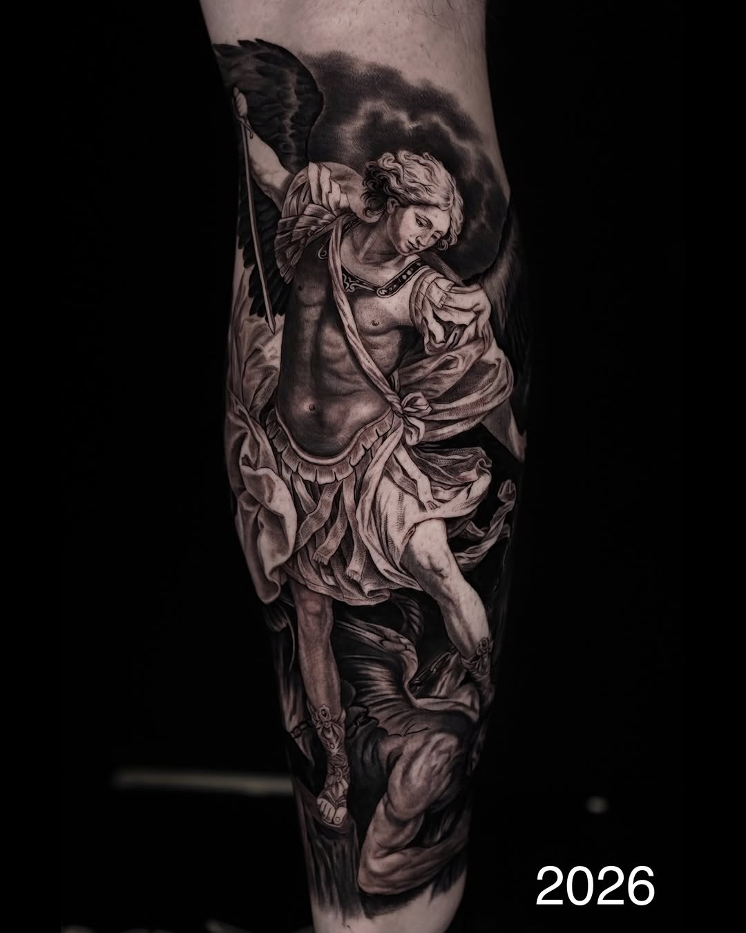Tattoo by @tattoosbylynn_sdt — realism, black_and_grey