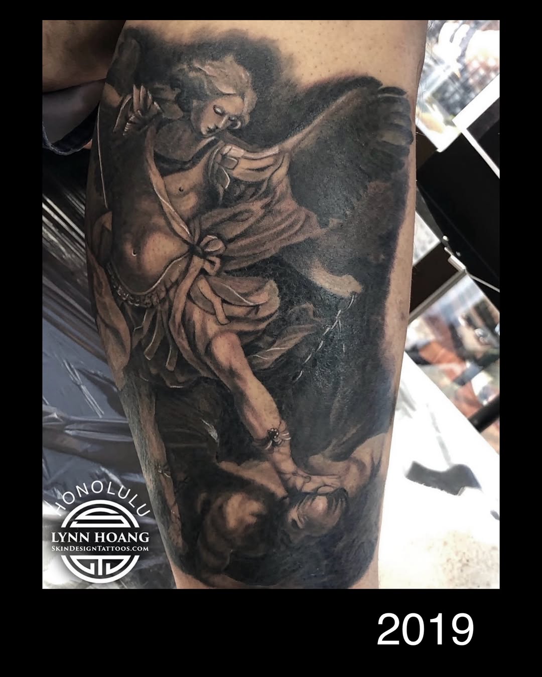 Tattoo by @tattoosbylynn_sdt — realism, black_and_grey
