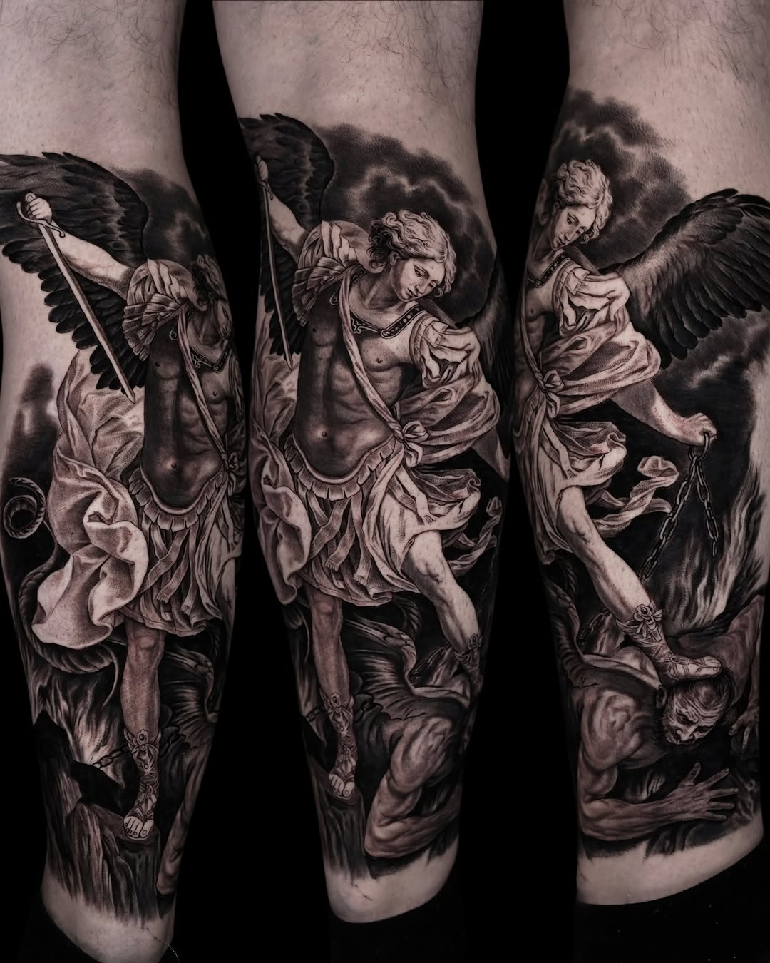 Tattoo by @tattoosbylynn_sdt — realism, black_and_grey