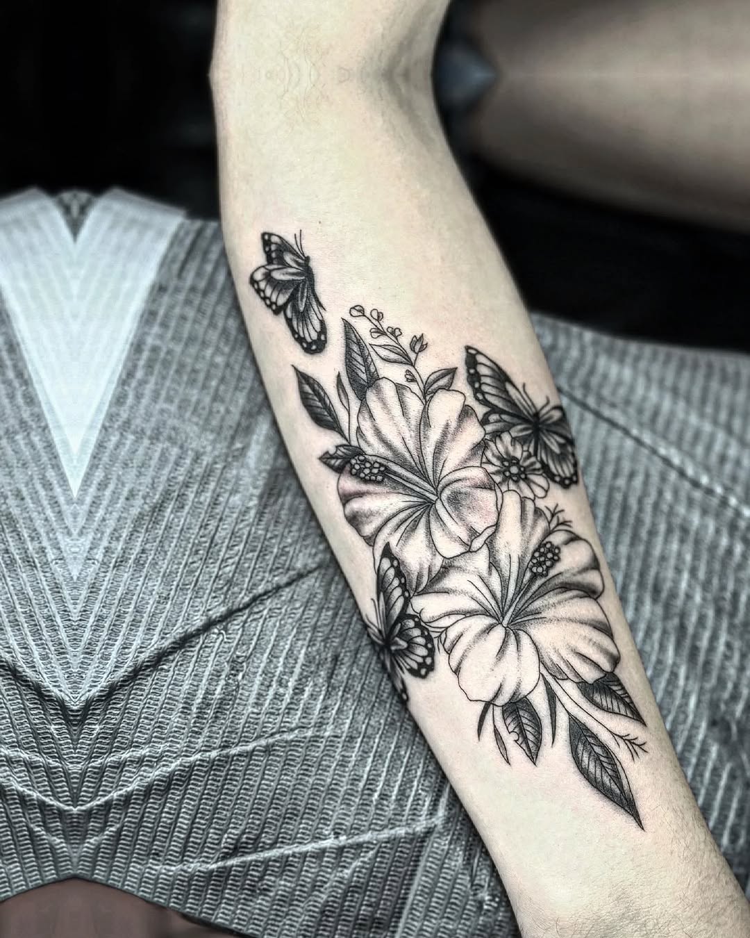 Tattoo by @murl_dietrich — illustrative, black_and_grey