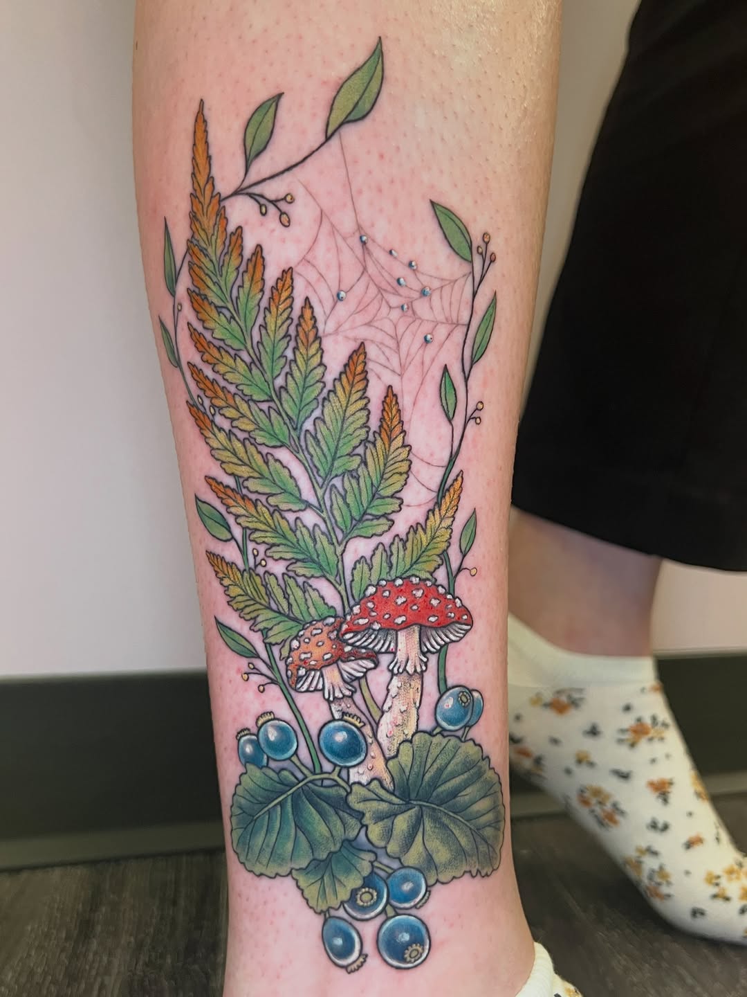 Tattoo by @shashonna — illustrative, dotwork