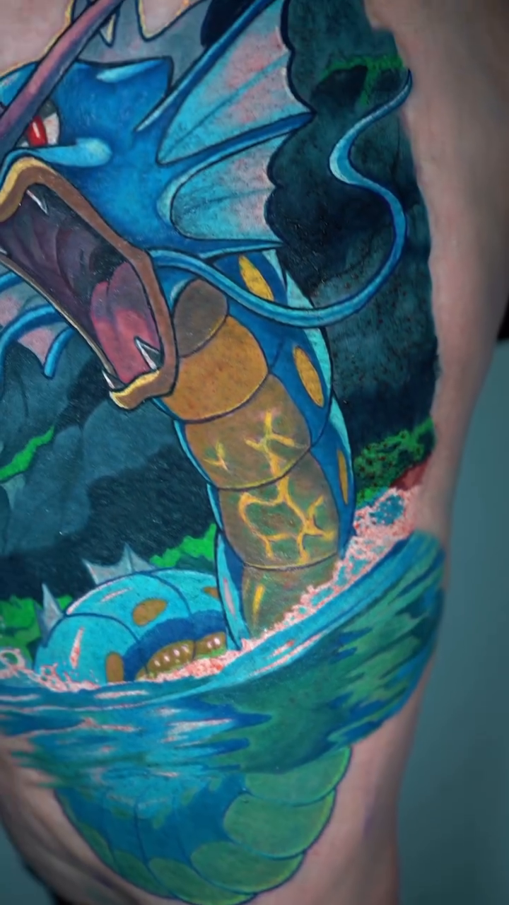 Tattoo by @bdtattz2.0 — illustrative, anime