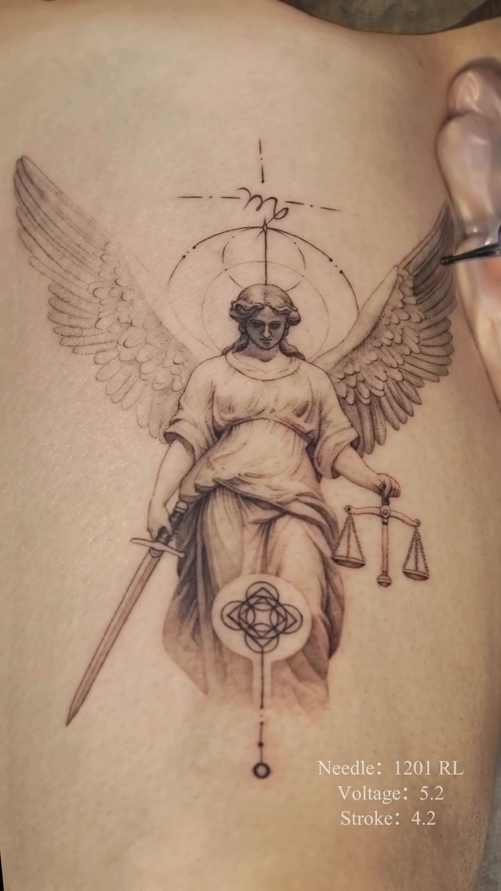 Tattoo by @2hou_tattooist — black_and_grey, realism