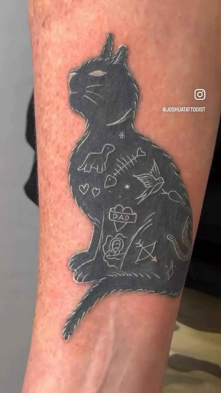 Tattoo by @tattoosbyj0sh — illustrative, blackwork