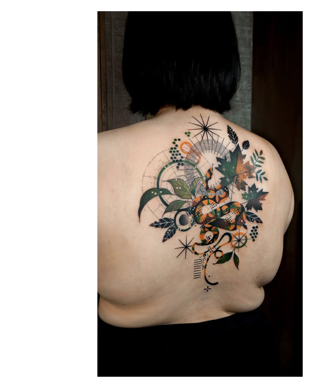 Tattoo by @hen_tattooer — geometric, realism