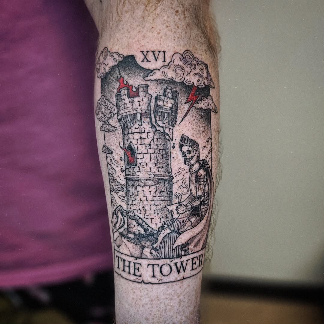 Tattoo by @emmi.alicee — illustrative, black_and_grey