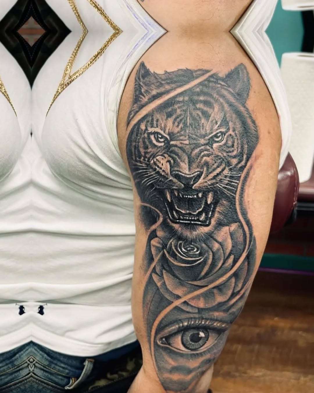 Tattoo by @wats.ongutkowski — realism, black_and_grey