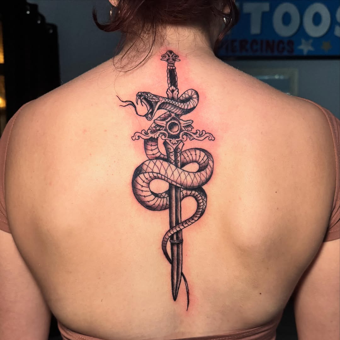 Tattoo by @dpatricktattoo — black_and_grey, realism