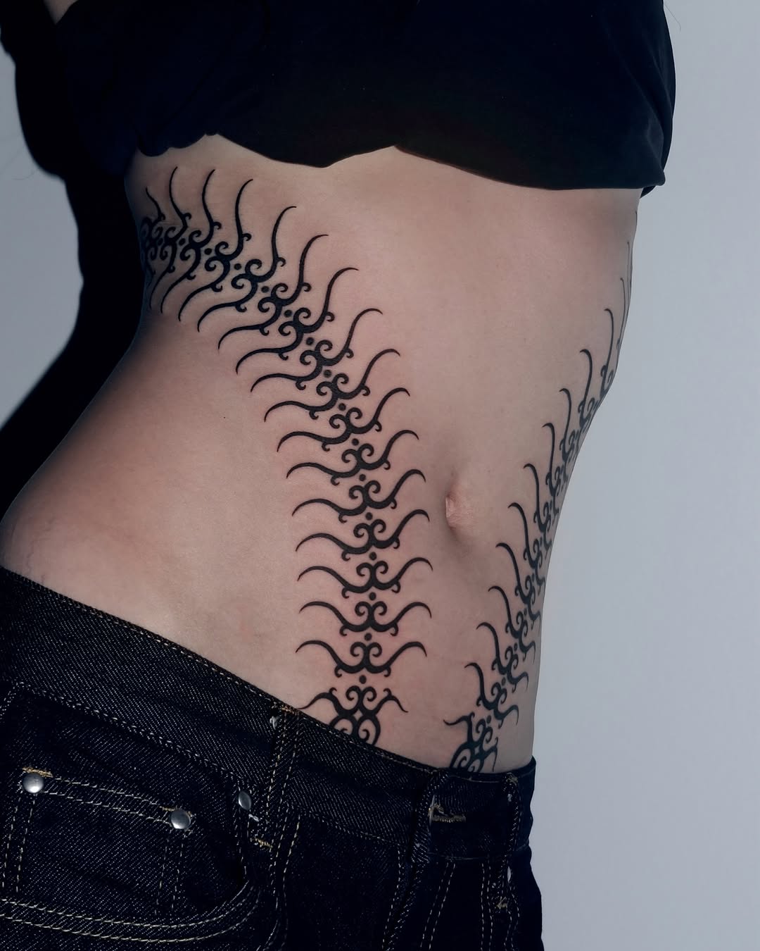 Tattoo by @fishermaaaaaaaan — tribal, blackwork