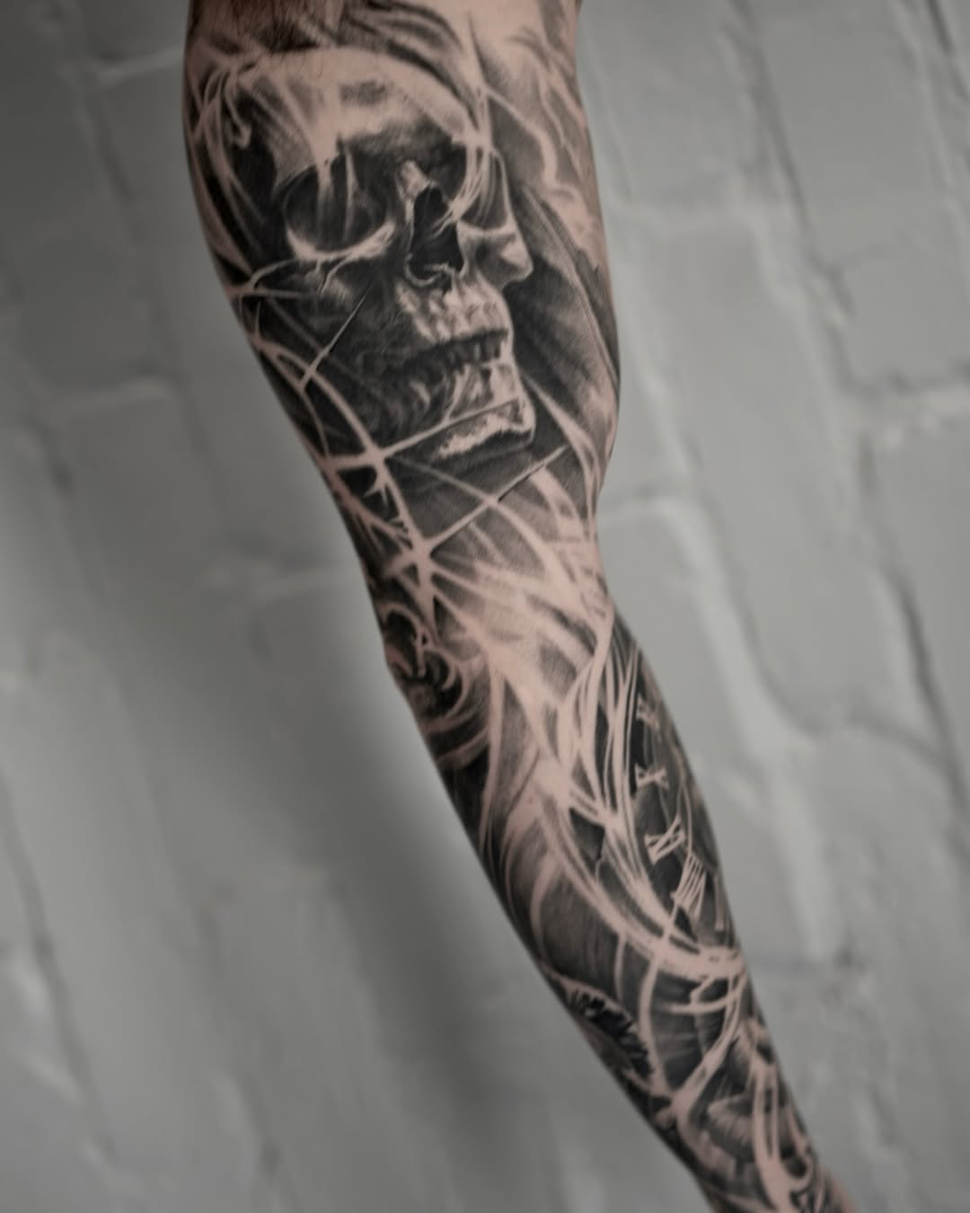 Tattoo by @markvatatattoo โ black_and_grey, realism