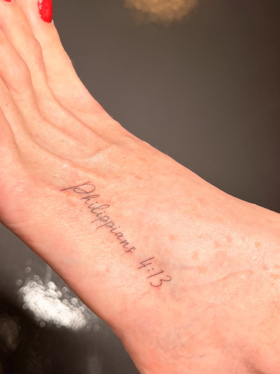Tattoo by @mjae.inked — lettering_script, fine_line