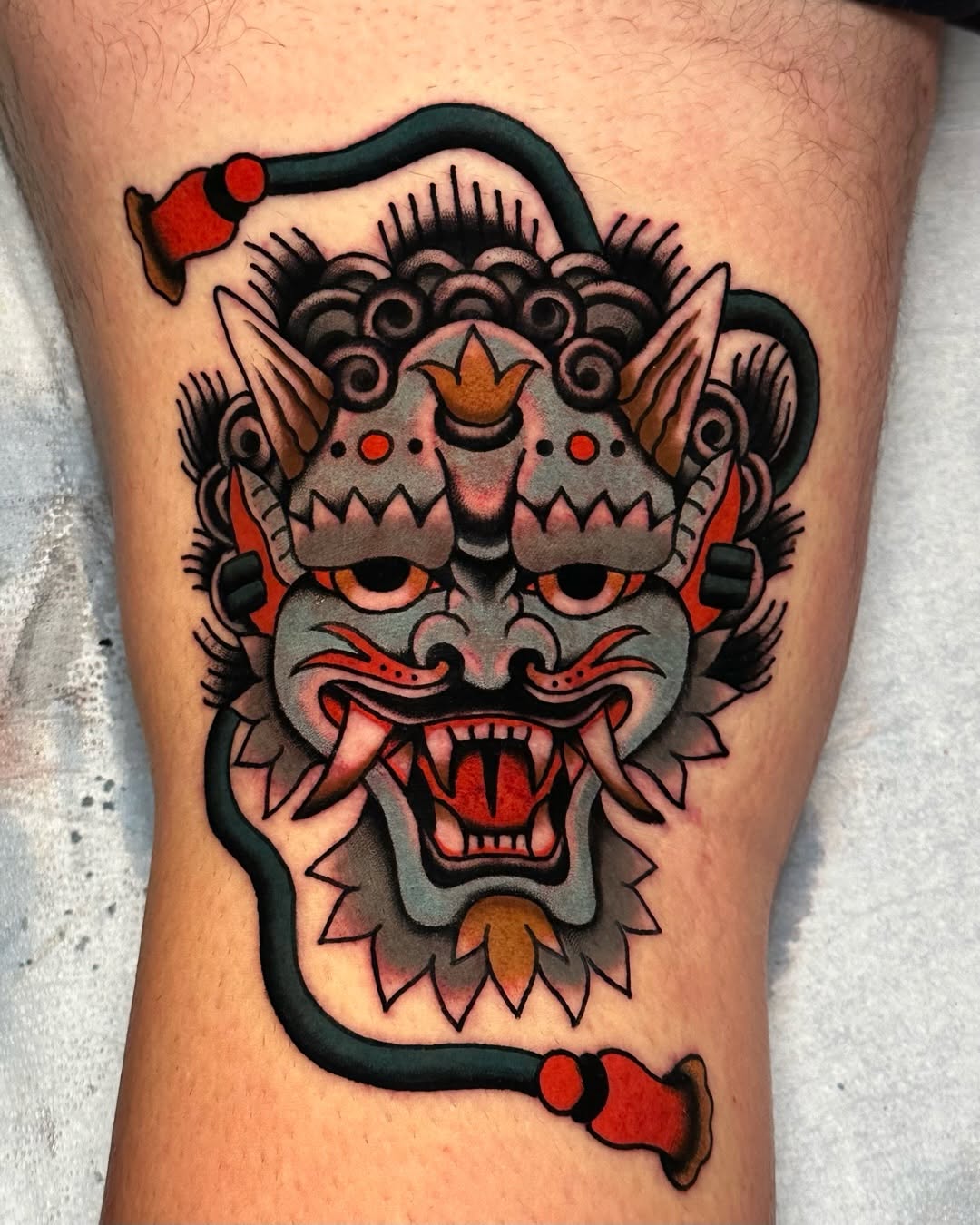 Tattoo by @t.perez_tattoos — japanese_irezumi, neo_traditional