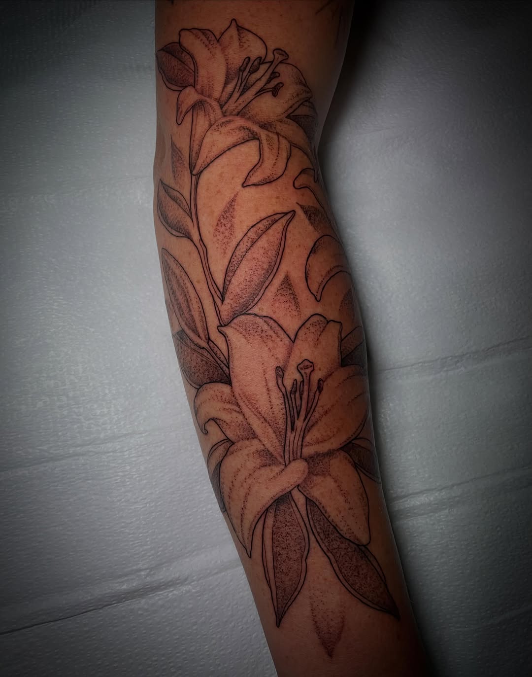 Tattoo by @tyler.shults โ fine_line, dotwork