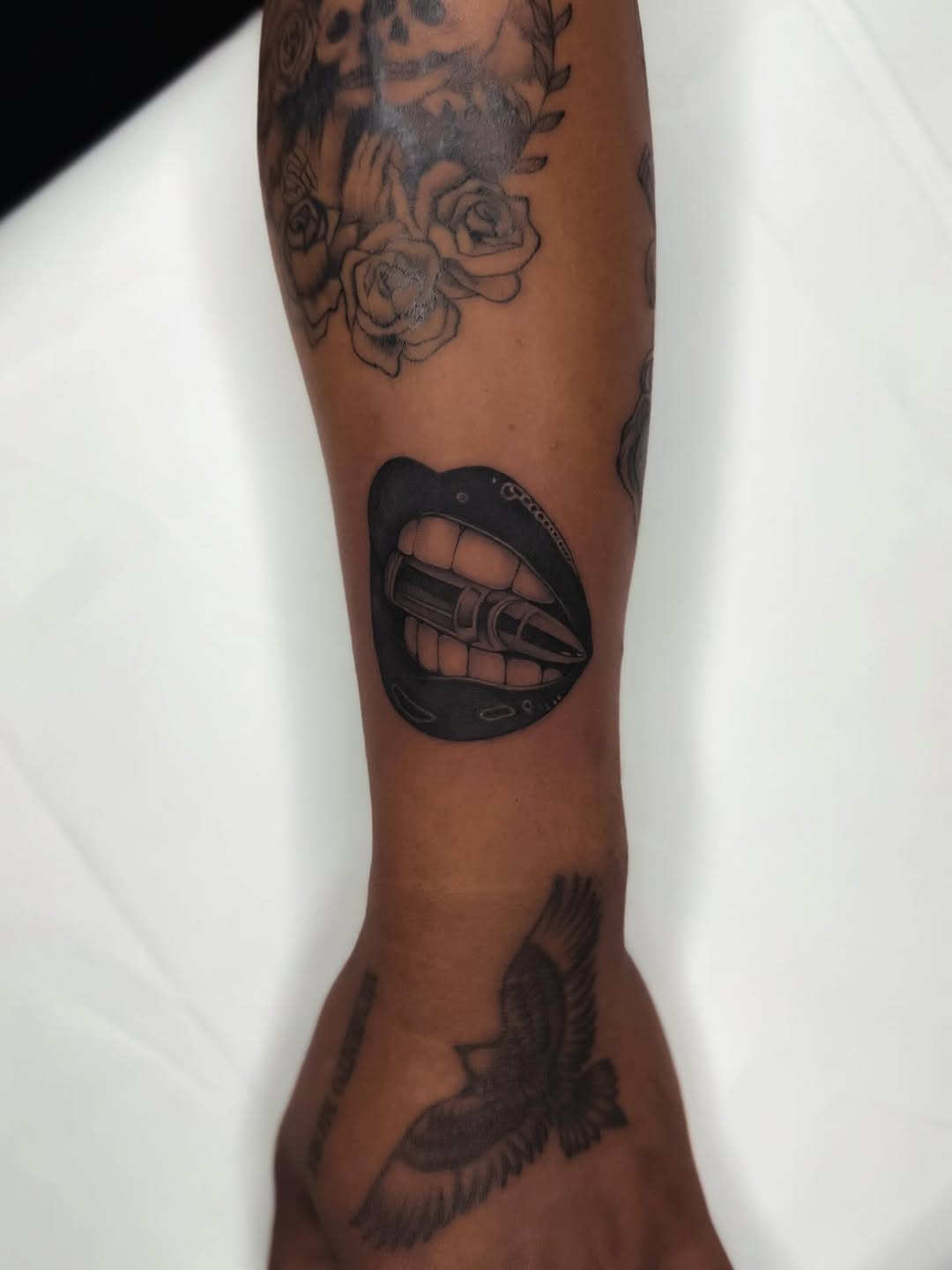 Tattoo by @simple_jared โ blackwork