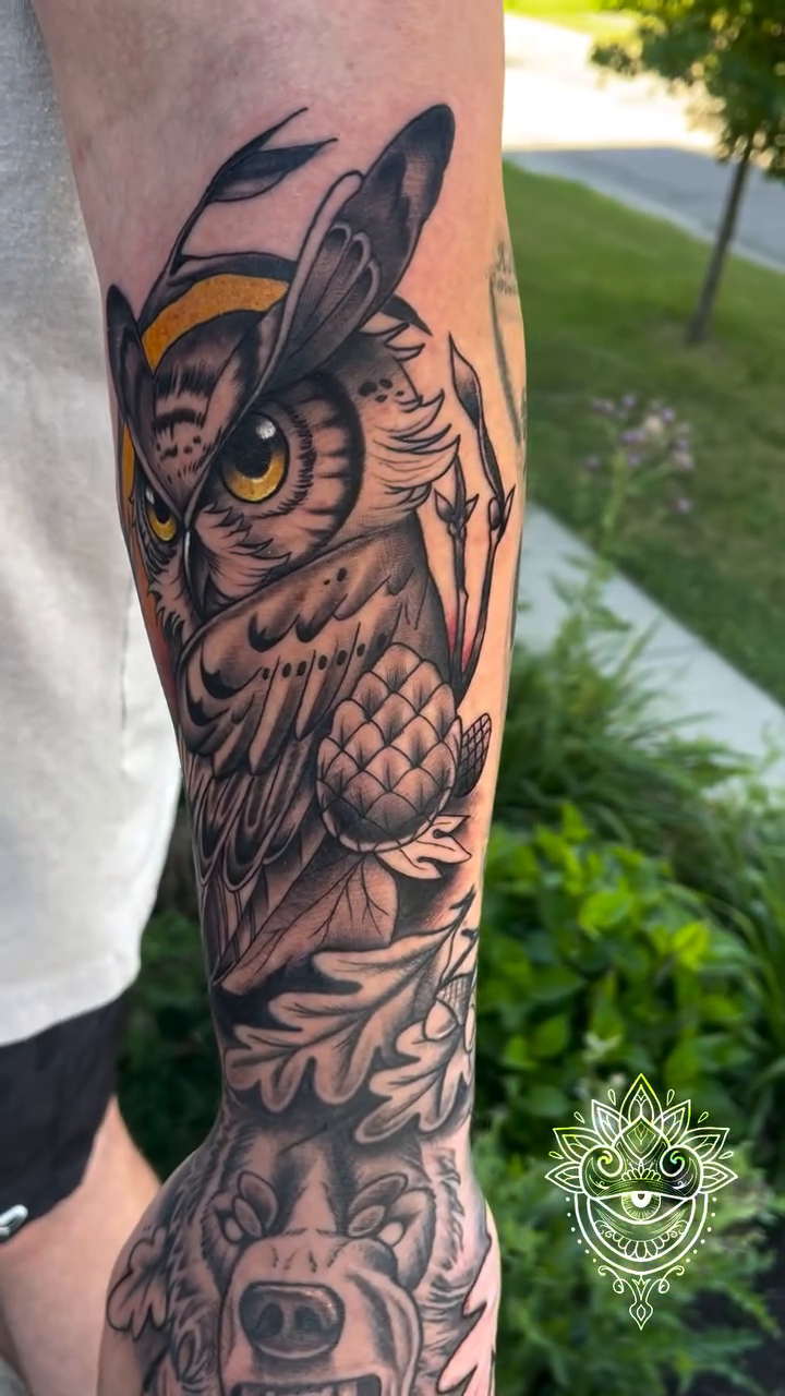 Tattoo by @art_by_quindeelmitchell — neo_traditional, realism